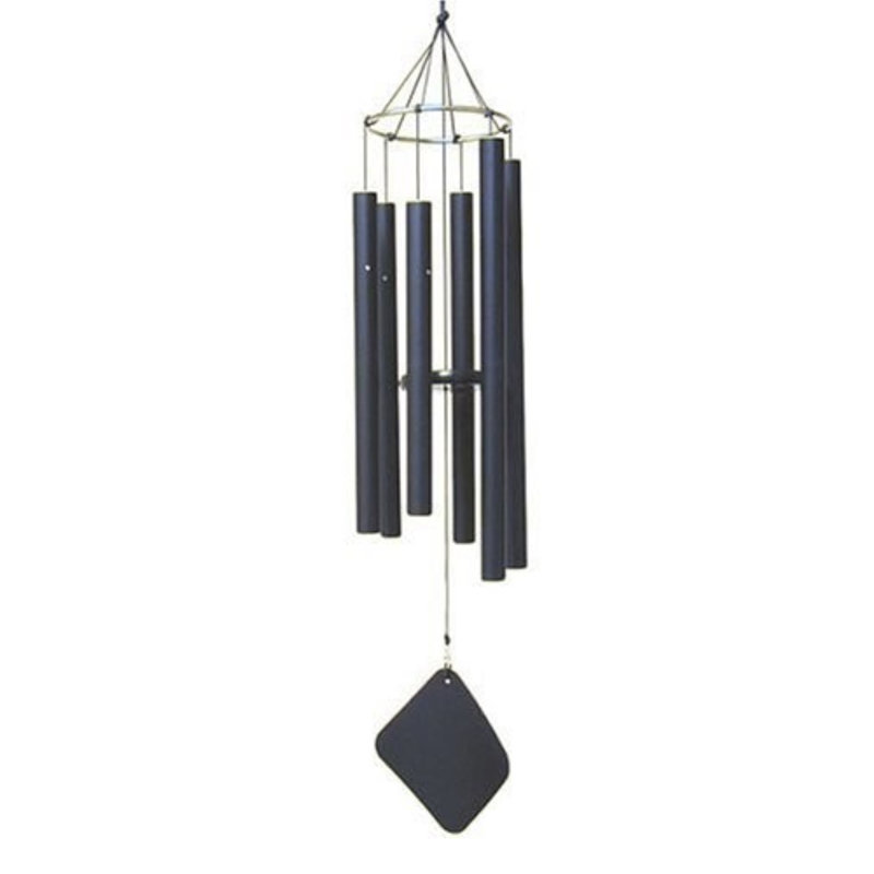 Aquarian Soprano Black Aluminum 30-Inch Wind Chime