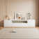Media Console Entertainment Centre For Tvs Up To 75'', Living Room Cabinet Set Includes Tv Stand And Glass Display Cabinet