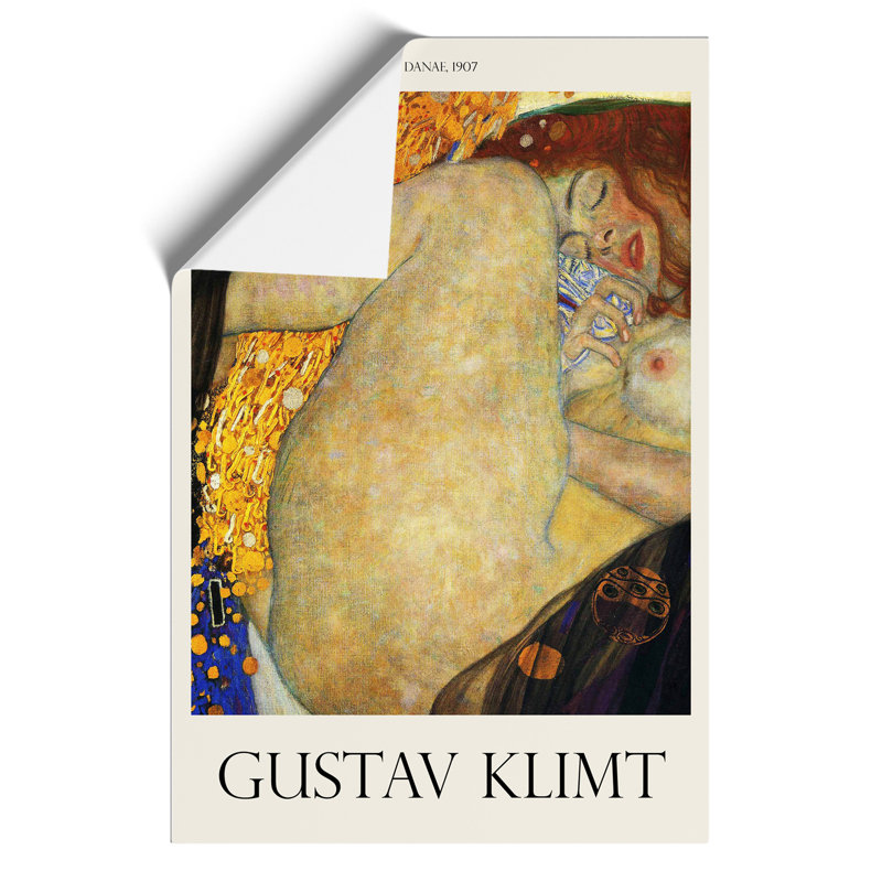Danae Vol.1 by Gustav Klimt - 1 Piece Painting, 59cm H x 42cm W x 0.1cm D