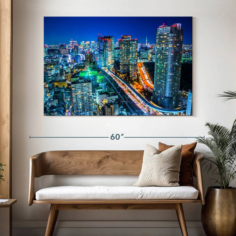 Sireci Bustling Tokyo, 34" H x 51" W
