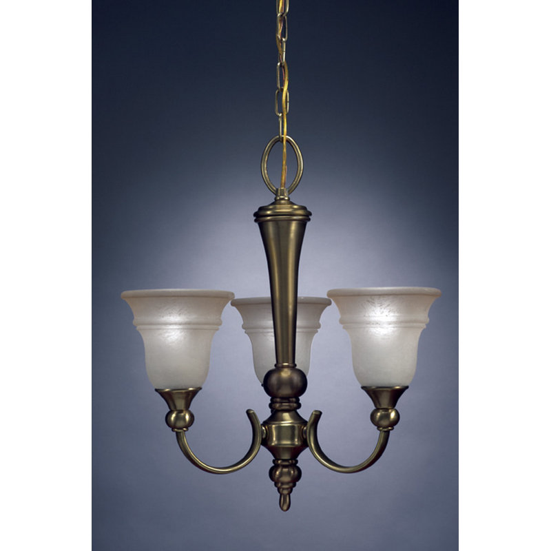 Lustre classique/traditionnel ombré 3 lumières Rivenbark