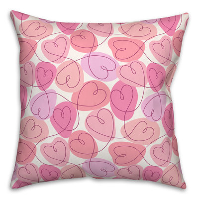  No Pattern And Not Solid Color Polyester Throw Pillow
