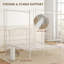 Double (4'6) Steel Four Poster Bed-1150469484