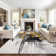 Doucette Abstract Ivory/Gold/Gray Area Rug