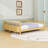 Wood Platform Bed with Safety Rails-2048389023