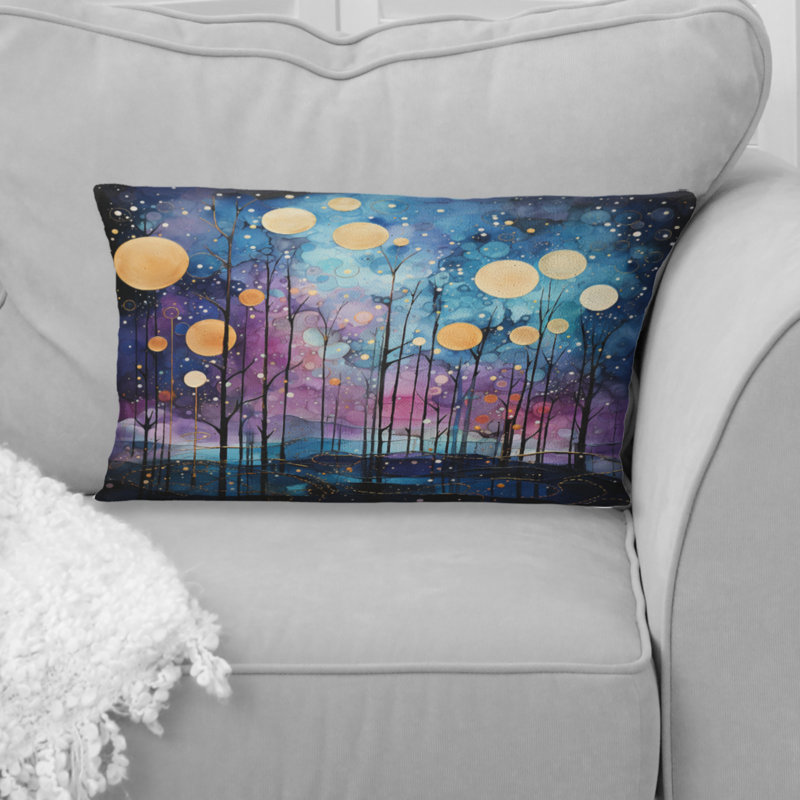 Coussin Celestial Serenade I - Abstract Collages