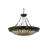 6 - Light Bronze Bowl Pendant