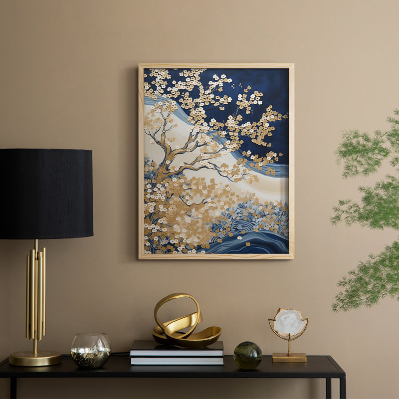 «LANDSCAPES Series CXCV», reproduction encadrée - bois massif, H 21 po x l 17 po