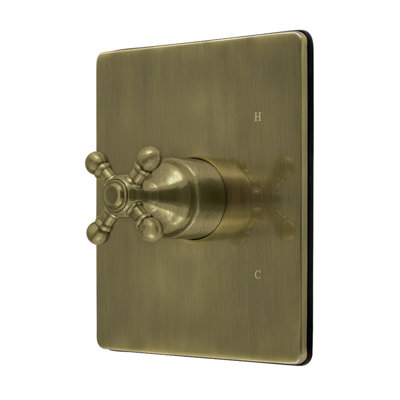 Kingston Brass Metropolitan Single-Handle Pressure Balanced Tub and Shower Faucet Valve and Trim Kit