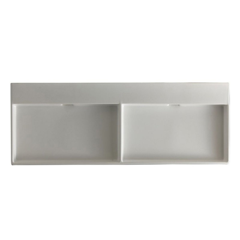 Urban 47.4'' L Bathroom Sink,  No Hole 