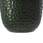 15.25"D Set Of 2 Honeycomb Textured Green Faux Ceramic Pot Plastic Planter-886427962