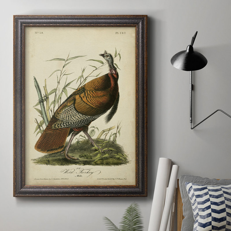 Toile de qualité supérieure Audubon Wild Turquie, prête à être accrochée, H 36 po x l 24 po x P 2,5 po