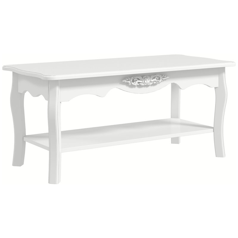 Jazmin Four Leg Coffee Table with Storage