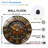 Vintage Wall Clock Decorative Antique Style Art - 12'' Modern Glass Wall Clock