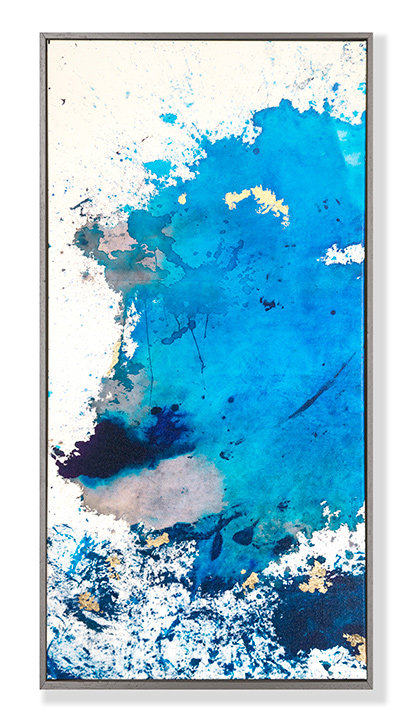 Blue Series F Print by PC Ngo, 37" H x 19" W