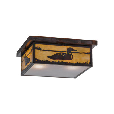 Rustic Lodge 2 - Light Flush Mount