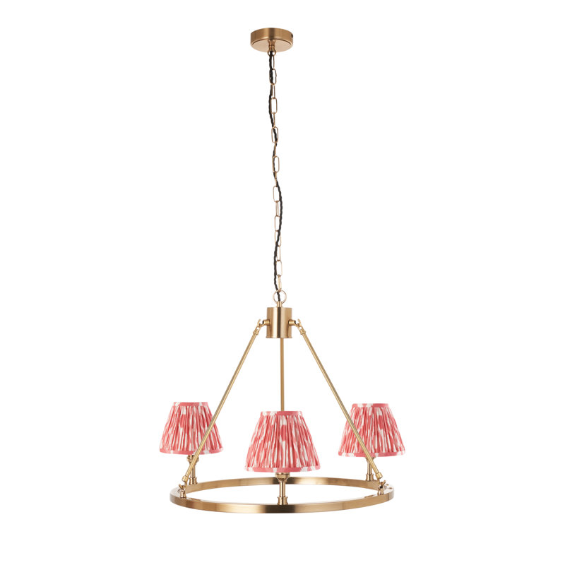 Chester 3 - Light Chandelier, Pink