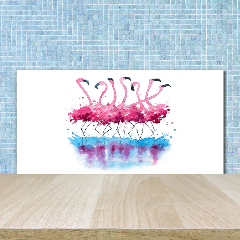 Abilyn 50cm W x 100cm L Glass Peel and Stick Panel