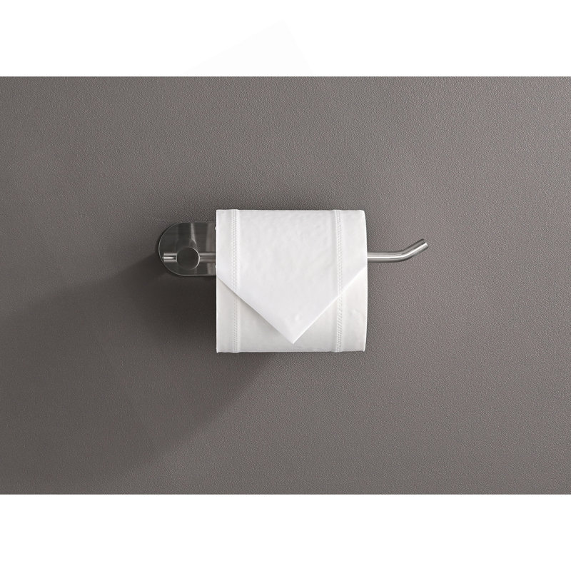 2 Pack Paper Towel Holder - Self-Adhesive Or Drilling, Stainless Steel Wall-Mounted Paper Towel Holder For Kitchen, Bathroom