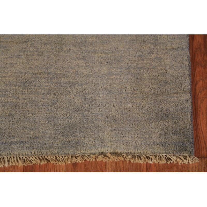 Tapis gris et beige Gabbeh