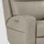 Fauteuil inclinable en cuir triple avec zéro gravité et soutien lombaire-408467754