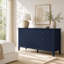 Commode 6 tiroirs 47,2 "avec façades cannelées-129952472