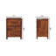 Table de chevet en bois massif Avishai