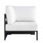 Chaise de coin modulaire en aluminium thermolaqué Modway Tahoe-95616648