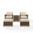 2 - Person Patio Conversation Set with Cushions-1791148170-1791148171