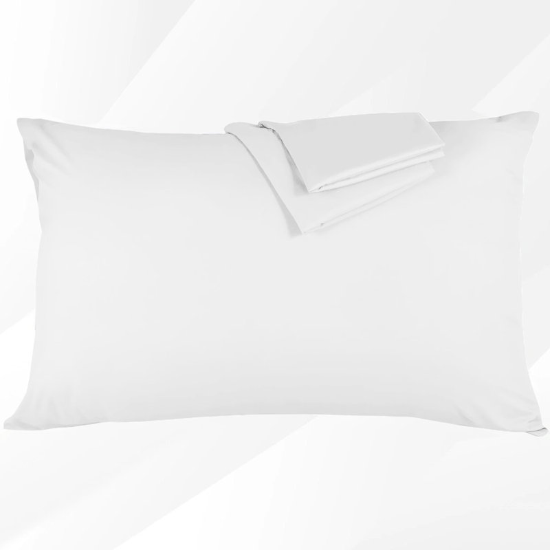 Microfiber Pillow Cases – Soft & Breathable (Set of 2), White