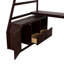 Lit mezzanine pour lit simple de couleur, 7 tiroirs, 2 tablettes et bureau de rangement pour pièces de monnaie, stable avec bureau, construction en pin