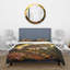Traditional Cottage At Sunset In Autumn - Ensemble de housse de couette Traditional - Microfibre de polyester-66389385