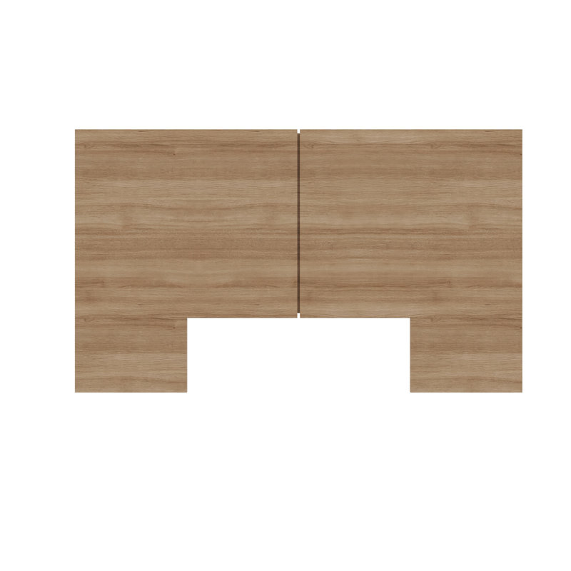 Bonadie Headboard, Brown Oak, Queen