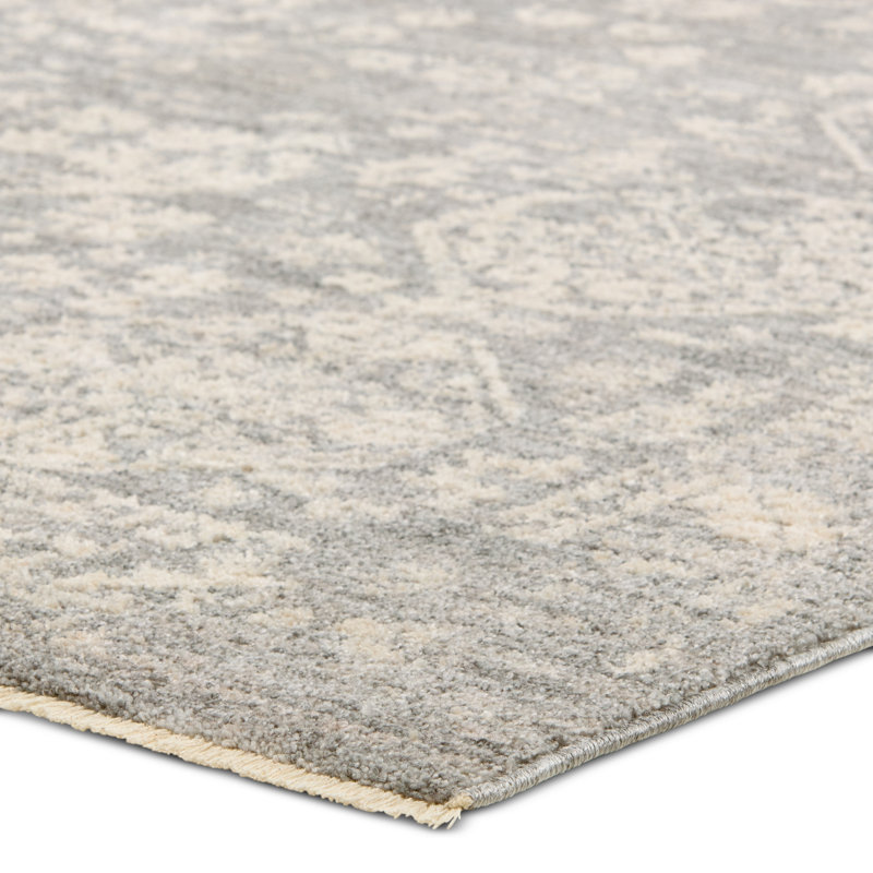 Hallam Oriental Gray Area Rug, Rectangle 8'6" x 11'6"