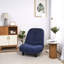 14 sièges inclinables réglables - bleu marine, éponge haute densité, chaise de fabrication en métal avec coussin réglable, métal, tissu doux
