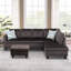 Canapé modulaire en flanelle 3 pièces-521368002-521368006