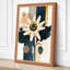 Daisy and Geometry Botanical - Wrapped Canvas-1709528082-1709528089