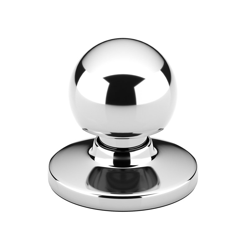 Poignée champignon Expression de 1 1/4 po de diamètre, Chrome