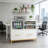 Versatile File Cabinet with Adjustable Shelf and Open Storage