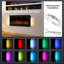 YODOLLA Black Electric Fireplace Insert-109700456