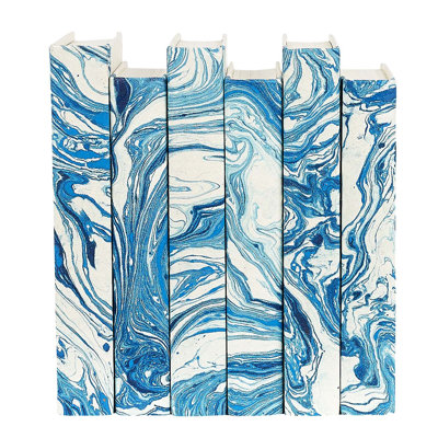 Marbled 6 Piece Decorative Book Set