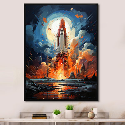 " Expressionist Space Shuttle Burst IV "