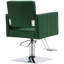 Spring Street 63.5cm W Faux Leather Hydraulic Barber Salon Chair with Metal Frame-1719139121