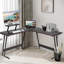 Vanesa 120cm L-Shape Computer Desk Metal Base Corner Gaming Desk Large PC Writing Table-600198825-557287269