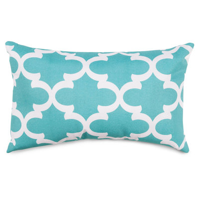 Housse et insert de coussin rectangulaire d'extérieur Trellis