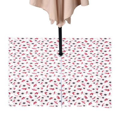 Floral Dogwood Berries Water Repellent Tablecloth