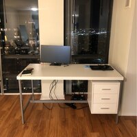 Wade Logan® Bansilal Computer Desk, Home Office, Laptop, Left, Right  Set-Up, Storage Drawers, 60L, Metal, Laminate & Reviews