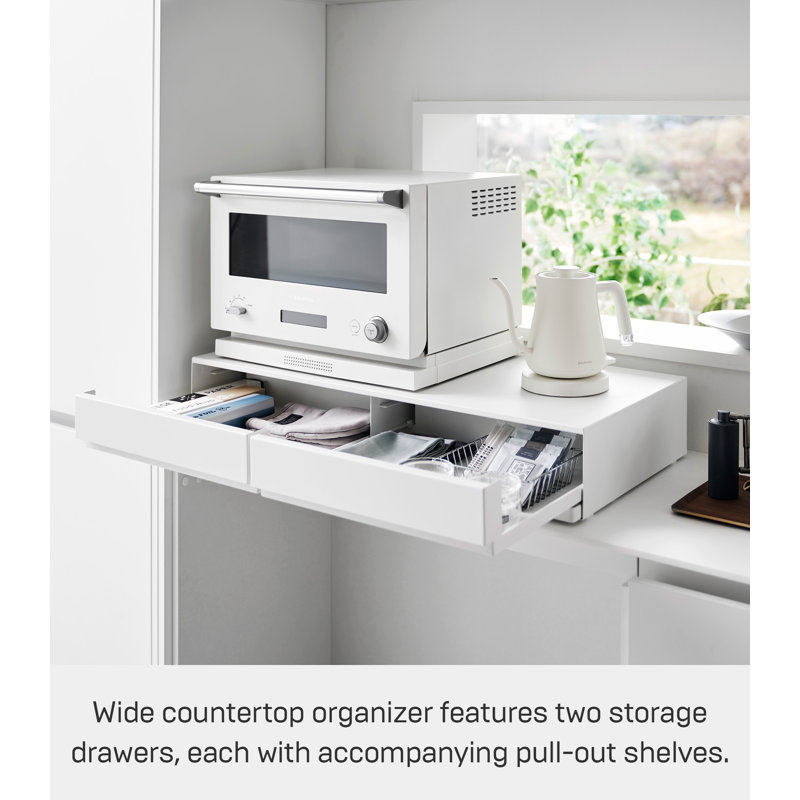Yamazaki Home Tower Yamazaki Home Under-Appliance, Blanc