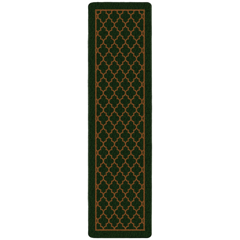 Winter Quilt Cedar Green, Runner 2'1" x 7'8"
