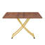 Table élévatrice polyvalente en MDF de style moderne pour la maison et le bureau